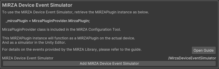 MiRZADeviceEventSimulator