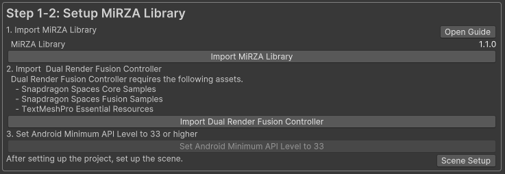 SetupMirzaLibrary