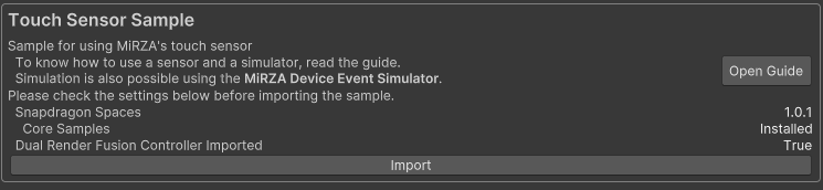 TouchSensorSample